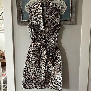 Chico’s Leopard print Dress. EUC. Size 0